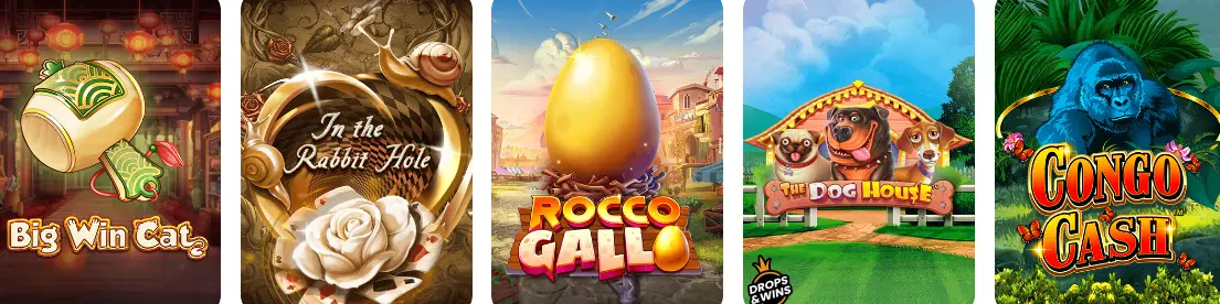 Studios und Anbieter MRGREEN CASINO
