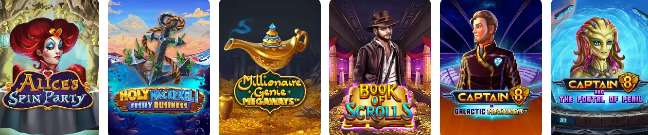 Verfügbare Spielautomaten-Arten bei MRGREEN CASINO
